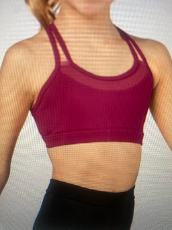 Adult Mesh Strap Bra Top – Dancewear Online