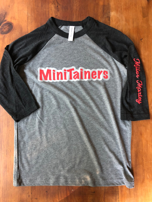 MiniTainer Raglan Baseball T-Shirt