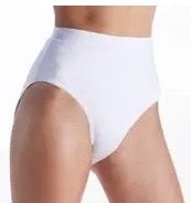 Brief-White Lustre High Leg