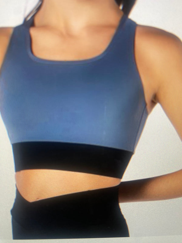 Square Neck Racerback Bra Top