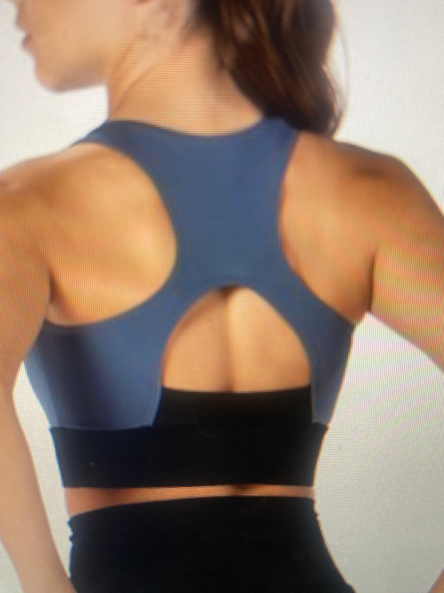 Square Neck Racerback Bra Top