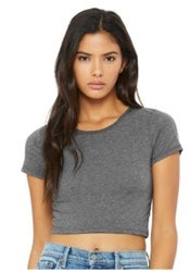 Bella cropped fitted Tee