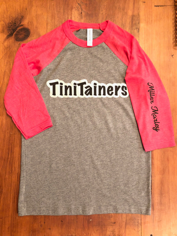 TiniTainer Bella Canvas Baseball T-Shirt