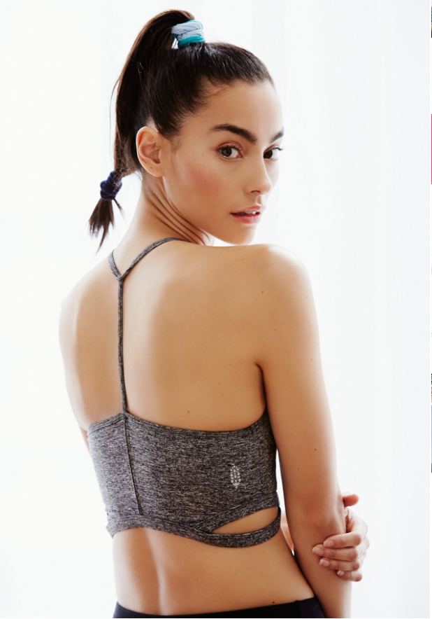 Intimately by Free People Gray Sports Bra Size M - 52% off