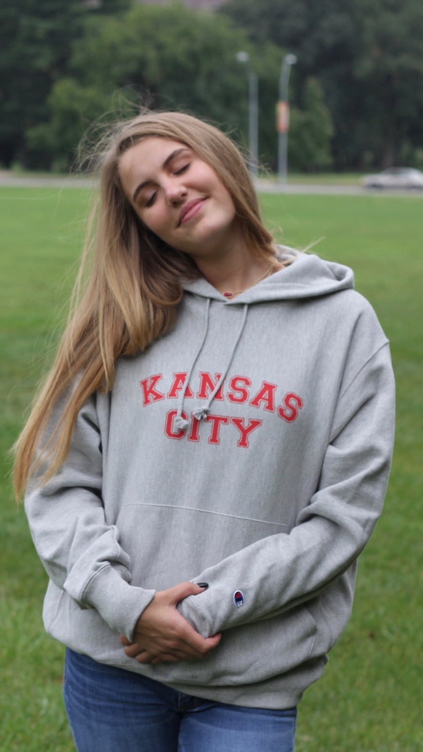 " Kansas City" Champion - Unisex Reverse Weave Hooded Sweatshirt