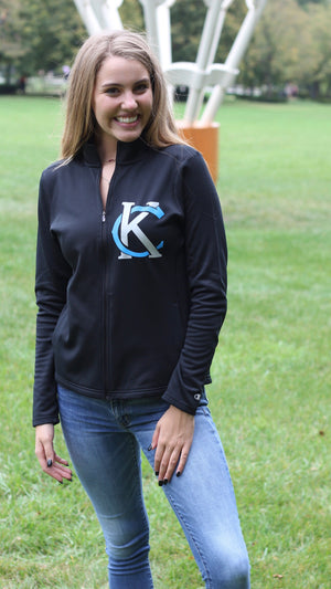 " KC Logo" Champion - Women's Colorblocked Performance Full-Zip Sweatshirt