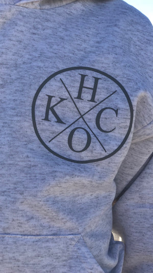 “H/O KC Circle" - Ecosmart Youth Hooded Sweatshirt
